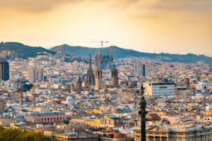 Barcelona skyline