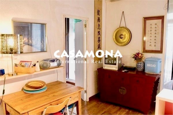 Licht appartement met 1 slaapkamer en 2 balkons in El Raval