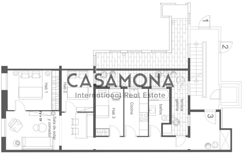 Chance for Investment to Rent Out in der Nähe von Sagrada Familia - 4 Wohnungen zum Verkauf