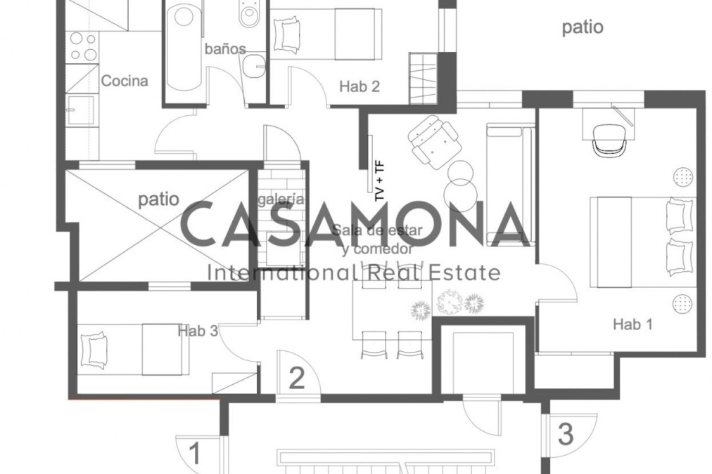 Investment Opportunity for 4 Fully Renovated Apartments close to Sagrada Familia