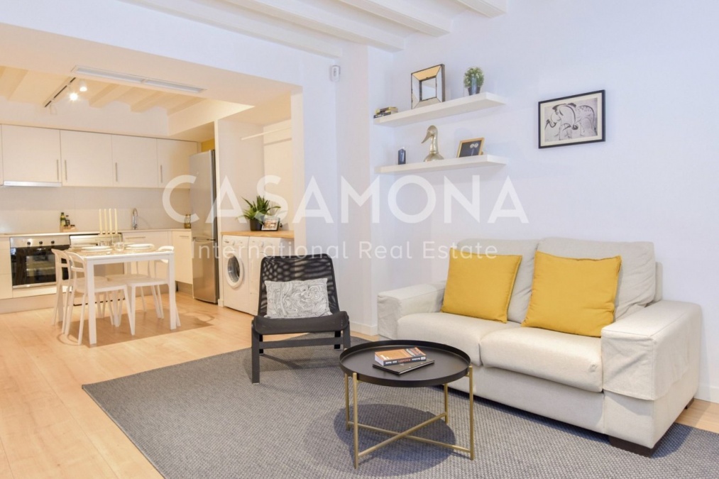 (RIMOSSO) Moderno 1 Double Bedroom Apartment in Barceloneta con tutte le spese incluse