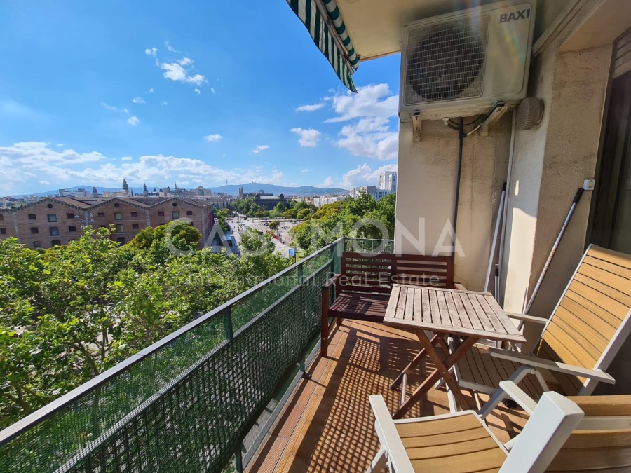 Appartamento con 3 camere da letto con incredibile vista sul mare, terrazza e ascensore a Barceloneta