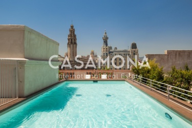 Luxurises Aparment mit 2 Schlafzimmern mit Blick auf Port Vell