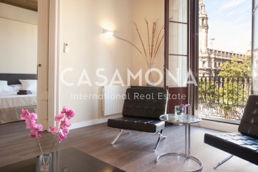 Lussuoso appartamento di 3 camere con un balcone a Barceloneta