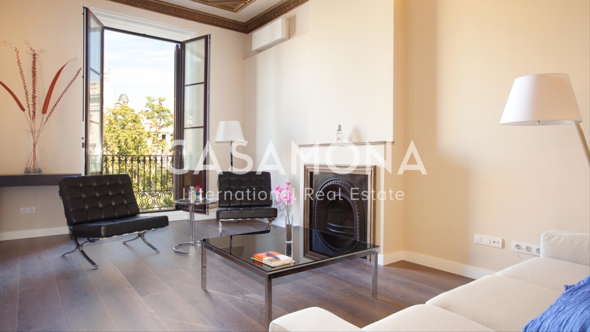 Apartament 3 habitacions luxoses amb balcó a la Barceloneta