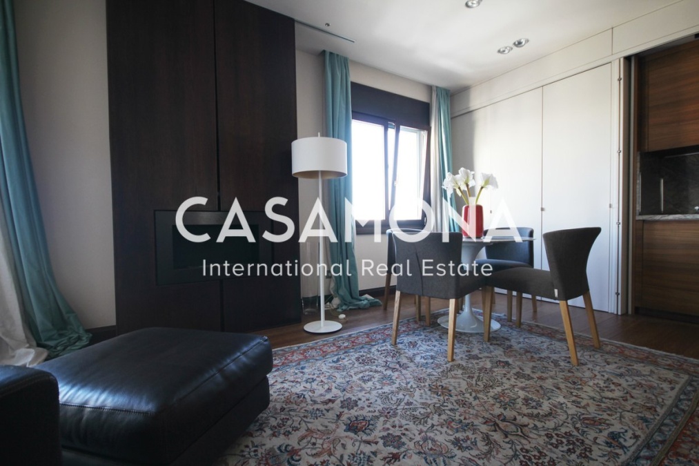 Apartament elegant d' 1 Habitació amb balcó i vista sobre la Rambla