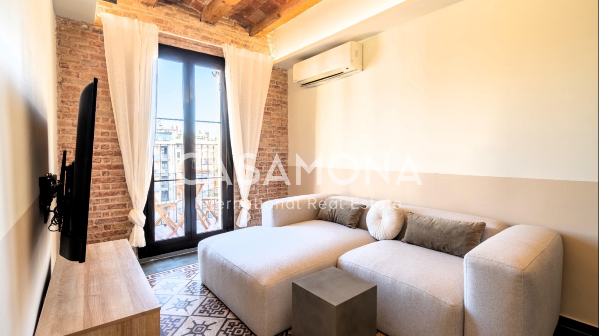 Appartement contemporain de 2 chambres et 2 salles de bains avec balcon dans l’Eixample Esquerra