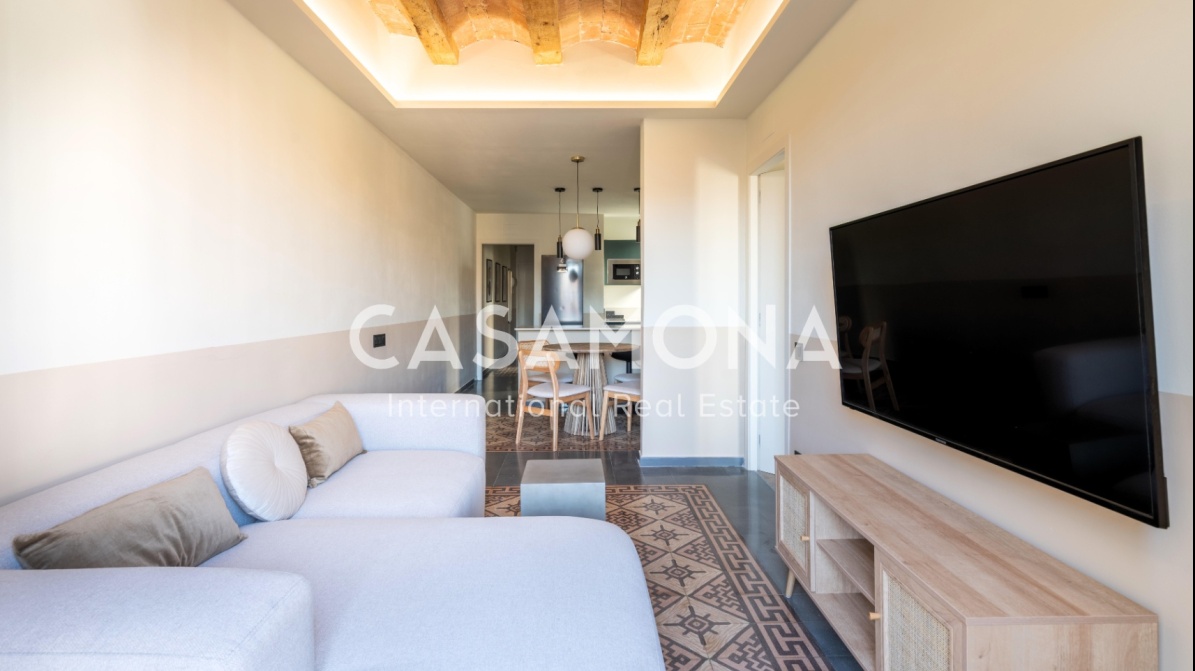 Appartement contemporain de 2 chambres et 2 salles de bains avec balcon dans l’Eixample Esquerra