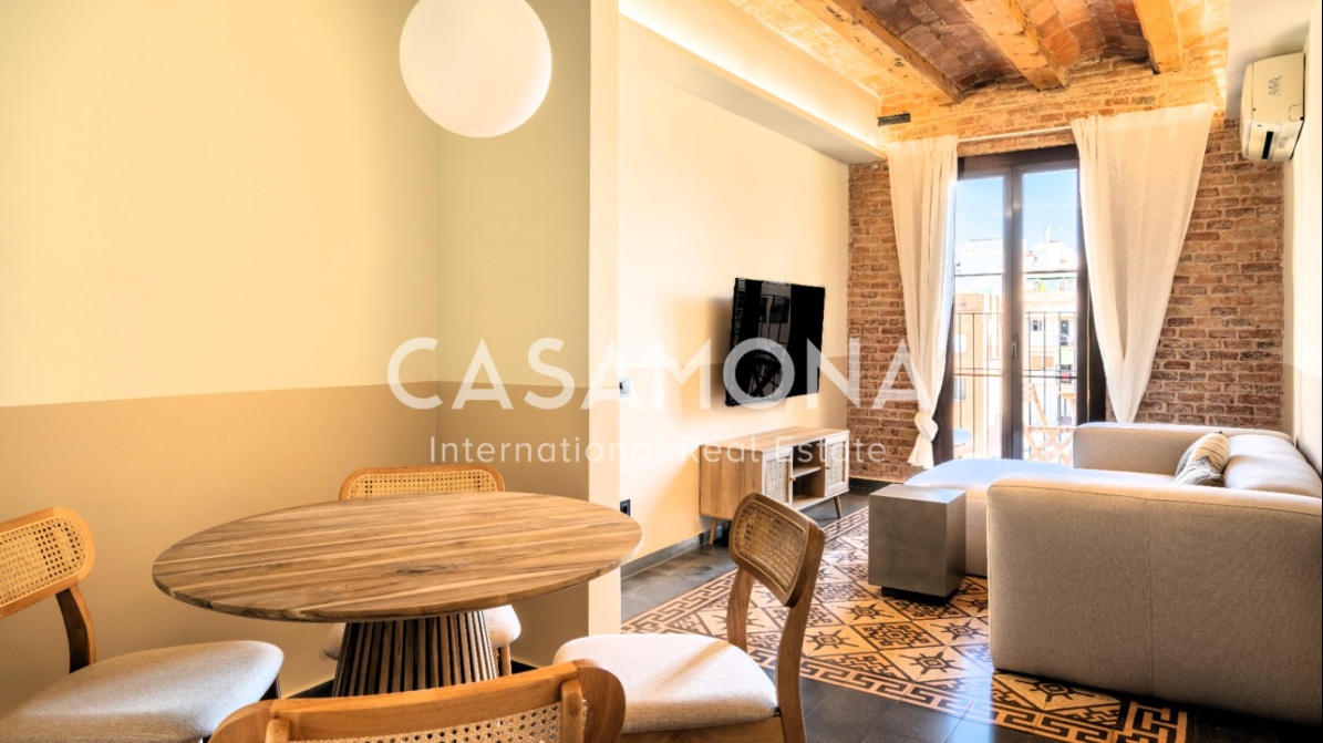 Appartement contemporain de 2 chambres et 2 salles de bains avec balcon dans l’Eixample Esquerra