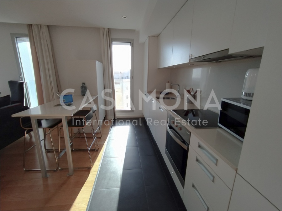 Apartamento de 2 dormitorios y 2 baños con impresionantes vistas en Poble Nou