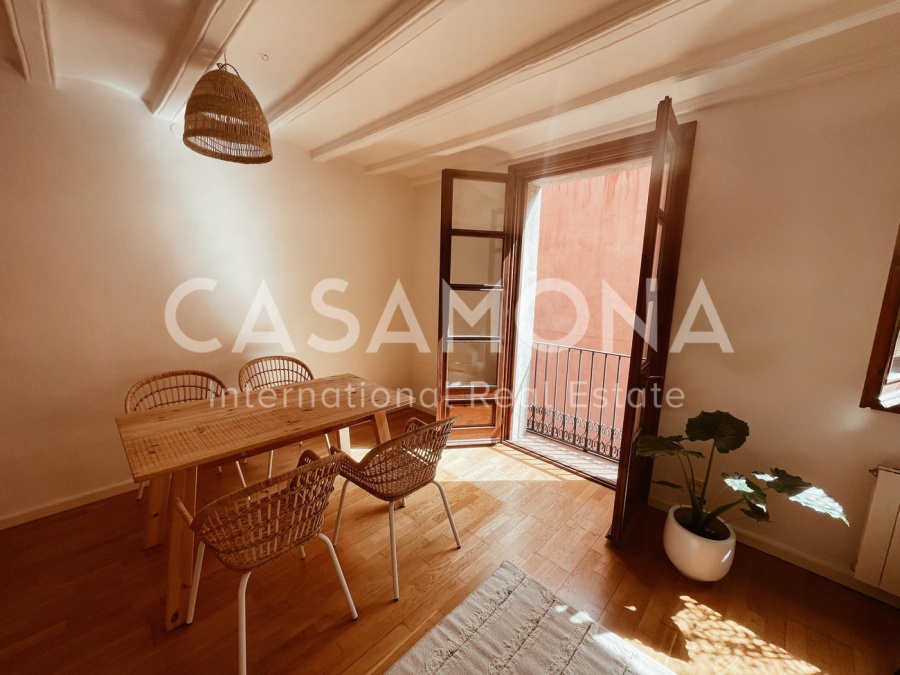 Appartement lumineux de 2 chambres à El Gótico avec balcon et mobilier moderne