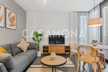 Appartement moderne et lgant de 2 chambres et 2 salles de bains dans le prochain Poblenou