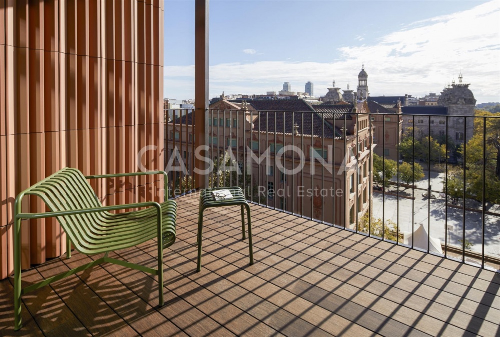 Appartamento di lusso con 2 camere da letto in un residence con piscina sul tetto