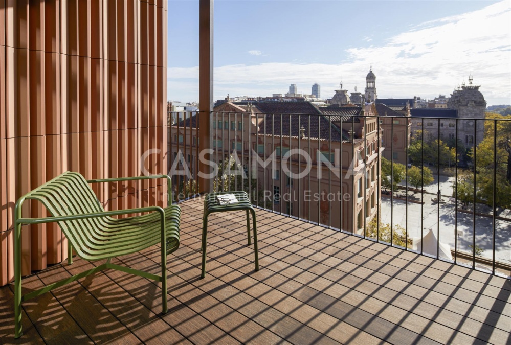 Appartamento di lusso con 3 camere da letto in un residence con piscina sul tetto