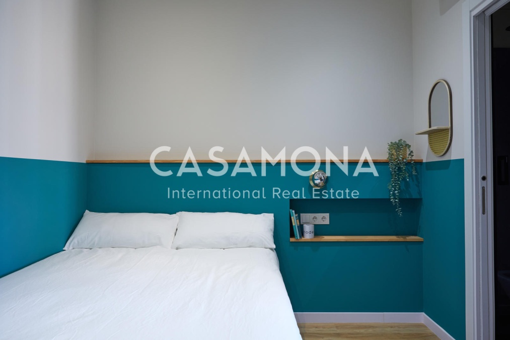 Co-living chambre double lumineuse dans un appartement partagé de 5 chambres