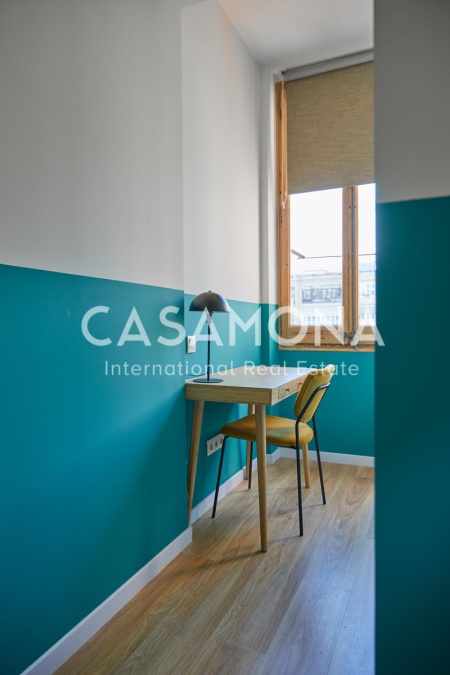 Co-living chambre double lumineuse dans un appartement partagé de 5 chambres