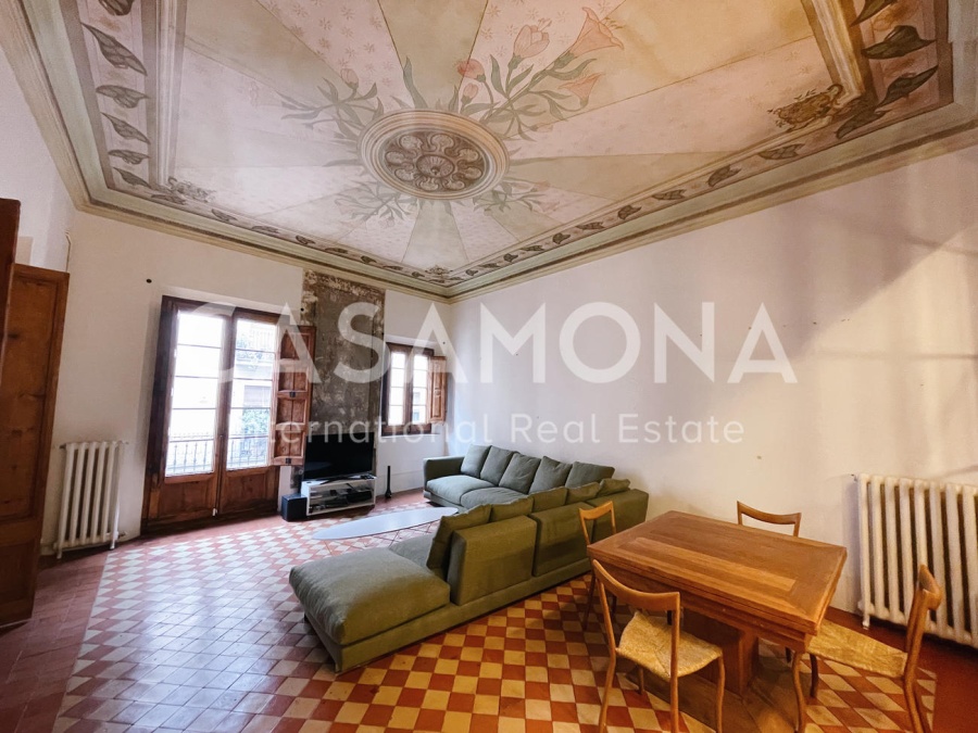 Unique Historic Apartment in El Born with 2 Large Terraces