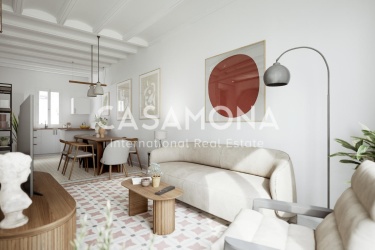 (SOLD) Fully Renovated 2 Bedroom 2 Bathroom Apartment in Barceloneta