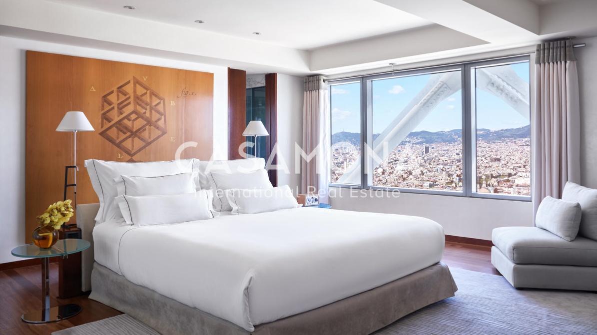 Luxueux penthouse d’une chambre avec vue imprenable