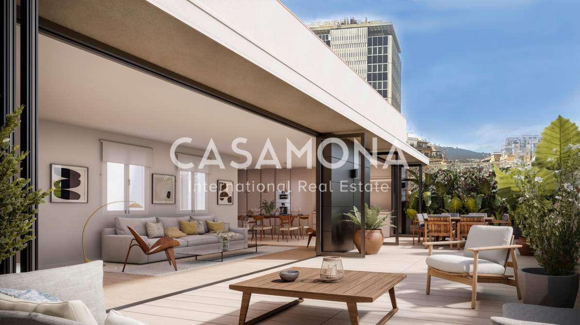 Apartaments de luxe i exclusius situats a Rambla Catalunya