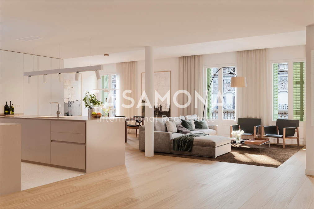 Apartaments de luxe i exclusius situats a Rambla Catalunya