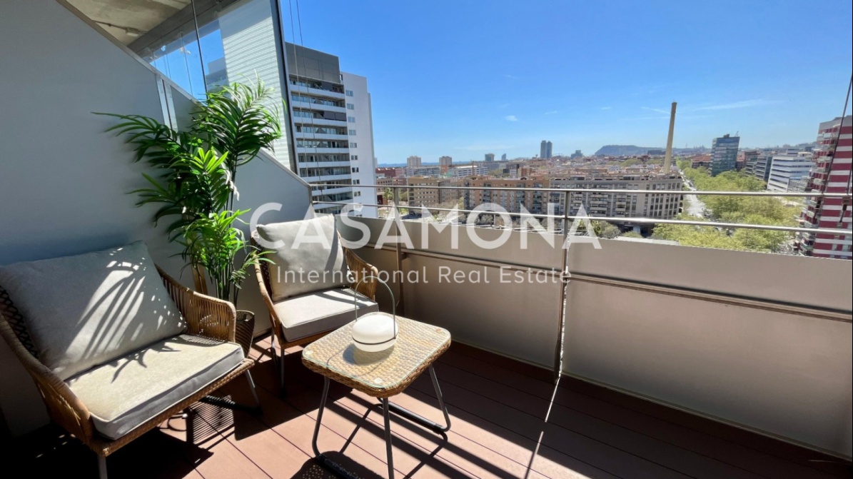 Moderne torenwoningen in Diagonal Mar