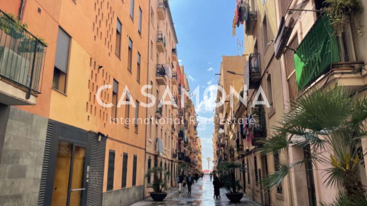 Leilighet med havutsikt og egen terrasse i Barceloneta