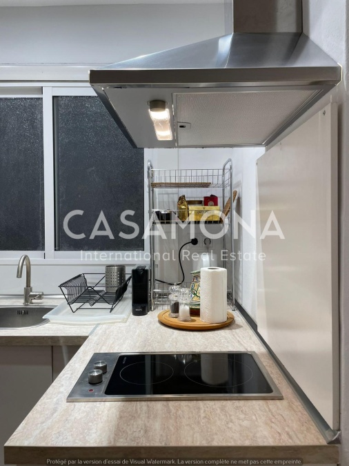 Licht appartement met 1 slaapkamer in Eixample Esquerra