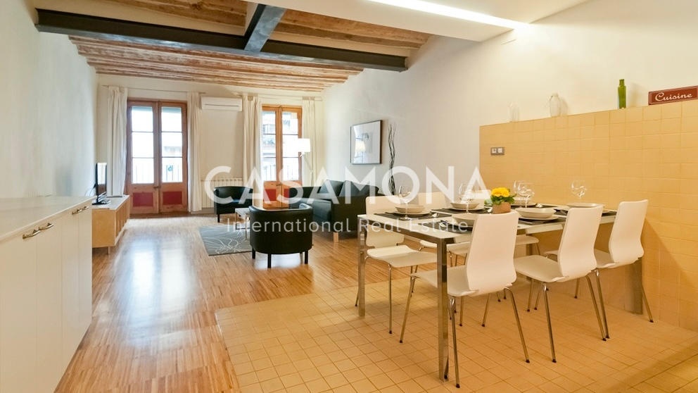 Appartement spacieux et lumineux de 2 chambres à Sant Pere