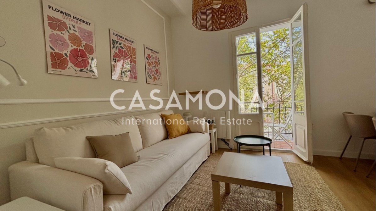 Elegante y luminoso apartamento de 2 dormitorios en Poble Nou