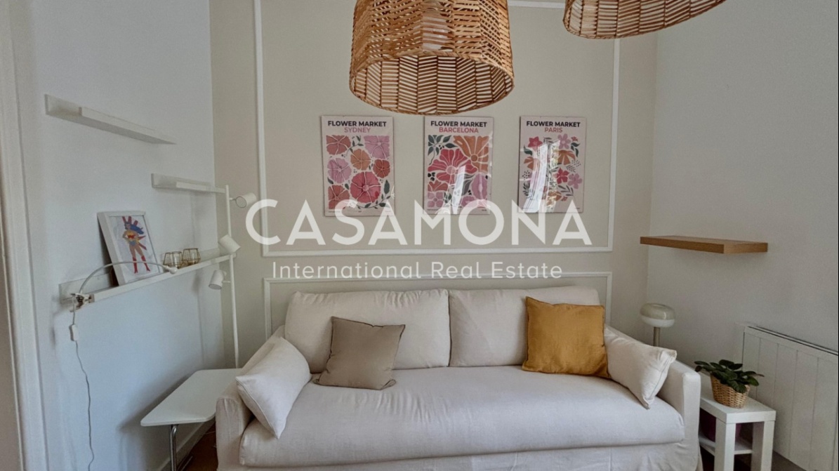 Elegante y luminoso apartamento de 2 dormitorios en Poble Nou