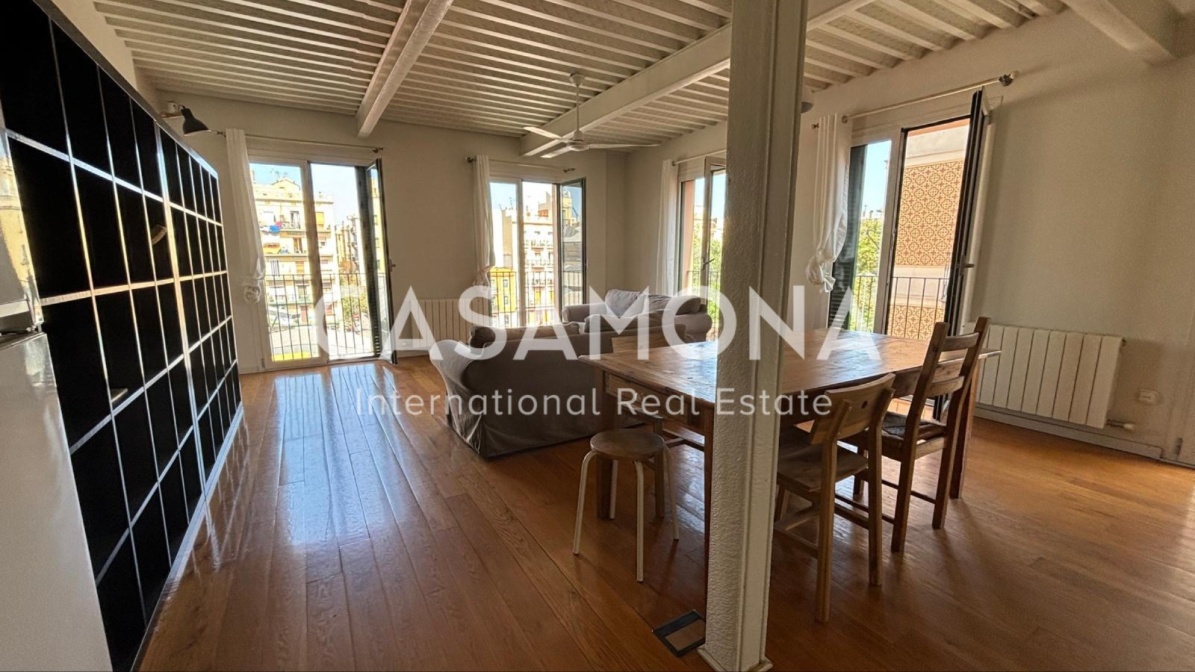 Appartement lumineux avec balcons à la française à Barceloneta