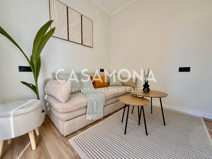 Neu renovierte 2-Zimmer-Wohnung in Barceloneta mit Balkon