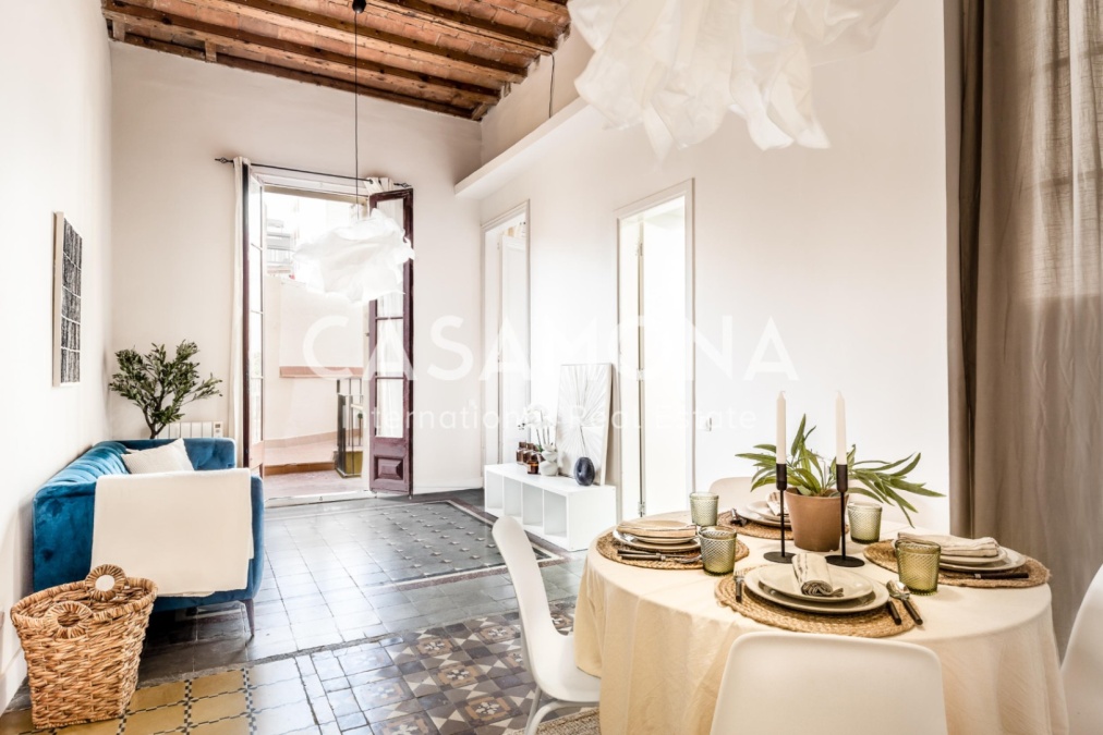 Charmant appartement de 3 chambres avec terrasse dans l’Eixample Dreta