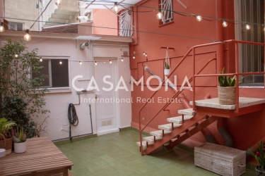 Charming Three-Bedroom Apartment Near Plaça de Catalunya with Private Patio