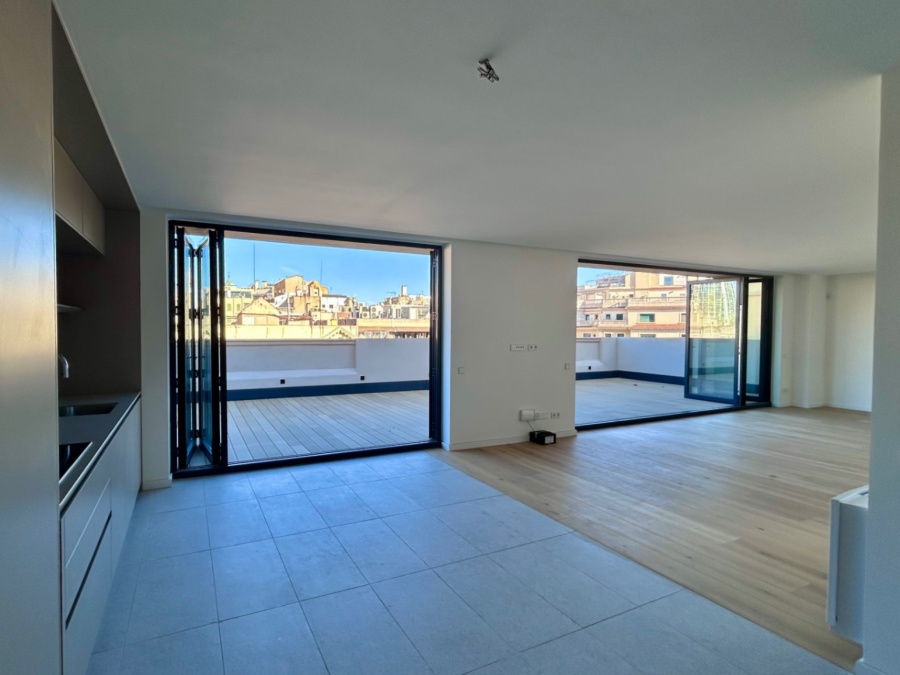 Penthouse-Wohnung an der Rambla De Catalunya