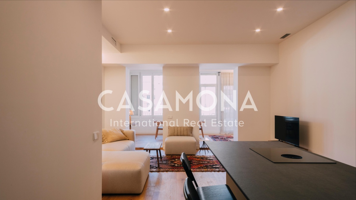 Apartament modern de 2 dormitoris a Sant Antoni amb terrassa privada